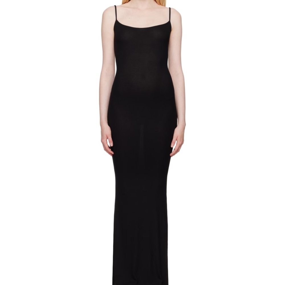 NWT SKIMS Black Maxi Dress
